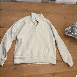 A&F Soft Essentials Snap Mockneck Sweatshirt